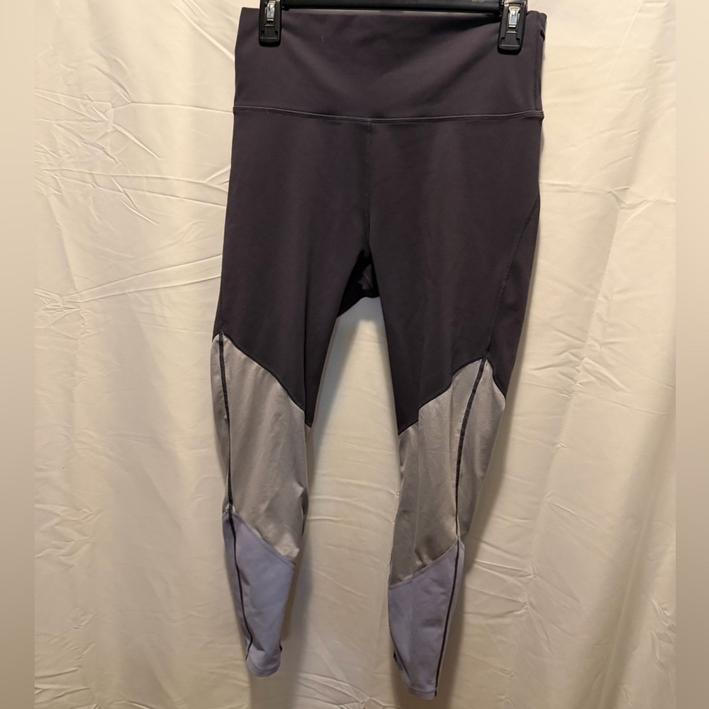 Fabletics Charcoal and Light Gray Leggings